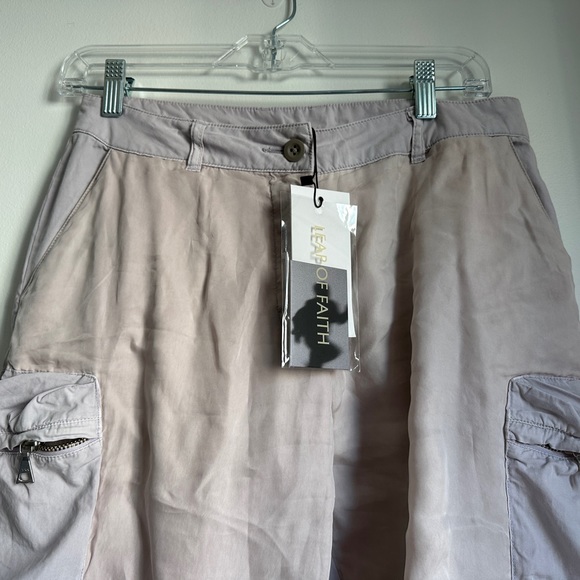 $598 John Elliott Women's US Small Relaxed Cargo Work Pant in Washed Orchid S - Picture 9 of 15